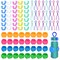 142Pcs Bobbin Thread Buddies Set Sewing Thread Spool Organizer Including 70Pcs Bobbin Holders Clips, 32Pcs Bobbin Thread Spool Huggers and 40Pcs Bobbin Clips Holder for Embroidery Quilting Sewing